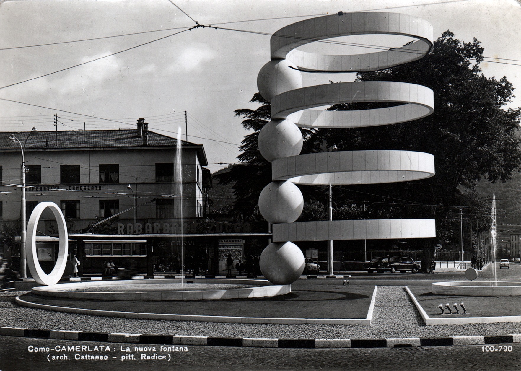 A Symbol Of Modernist Architecture in Como: The Camerlata Fountain