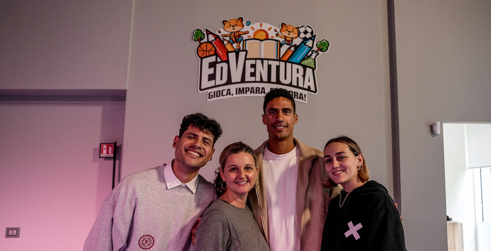 Raphaël Varane’s visit to EdVentura